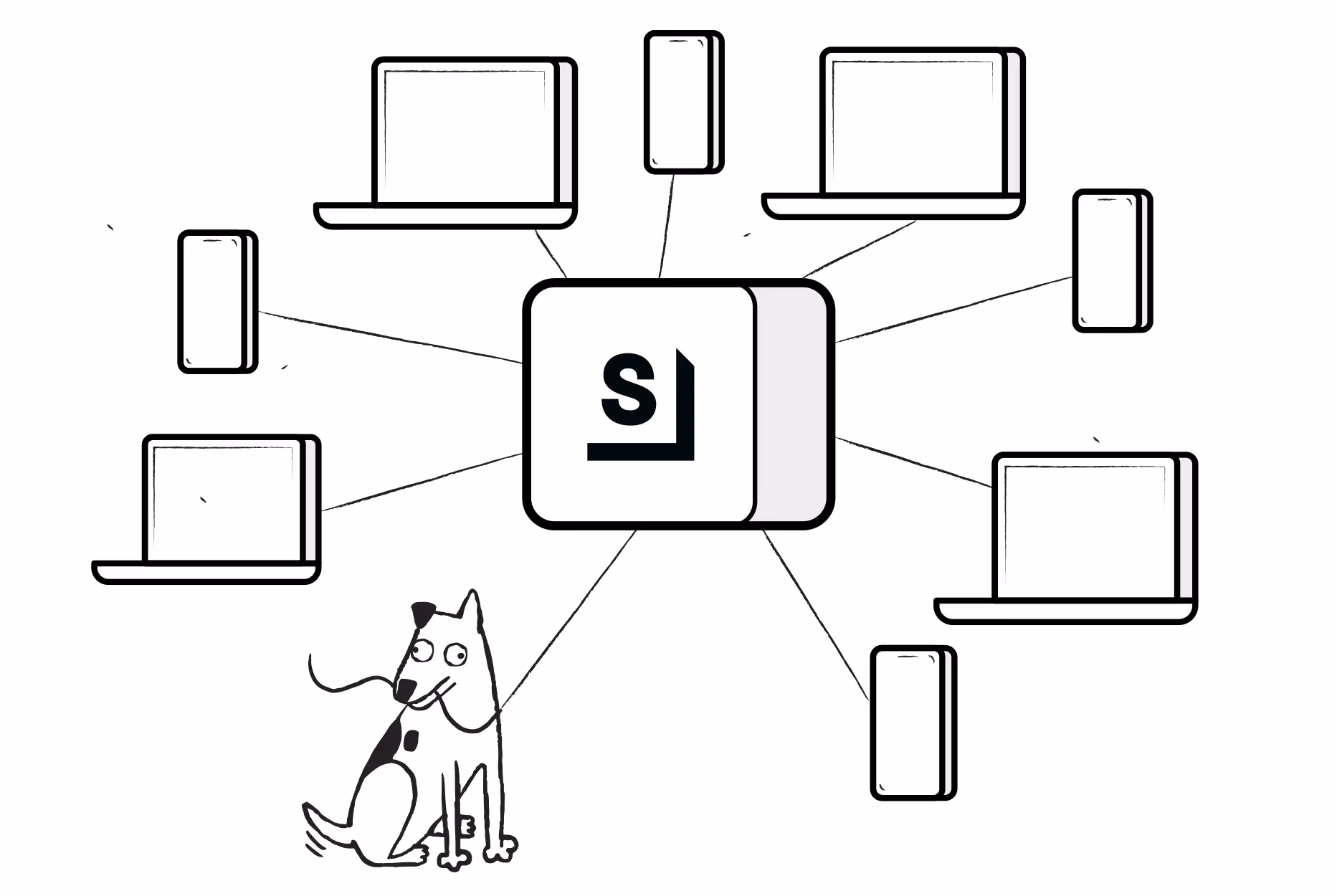 Client-server structure